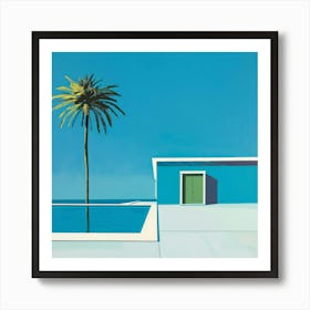 'Blue House' 3 Art Print