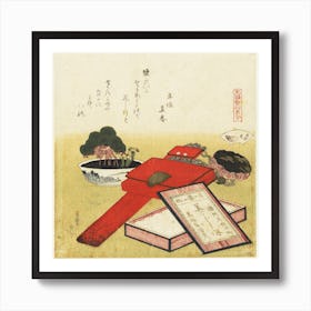 Still Life, Katsushika Hokusai Art Print