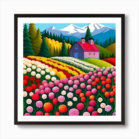 Daffodil Field Art Print