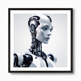 Robot Woman 6 Art Print