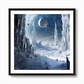 Ice City Art Print