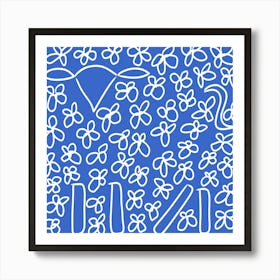 Blue Sheep Art Print