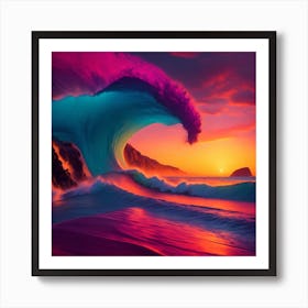 Ocean Wave Art Print