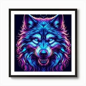 Wolf Art Art Print