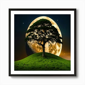 Full Moon 1 Art Print