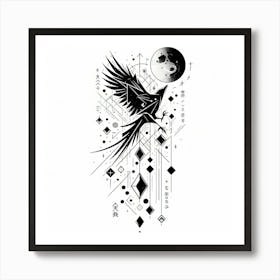 Phoenix Bird Art Print