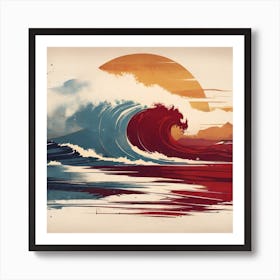 Big Wave Art Print