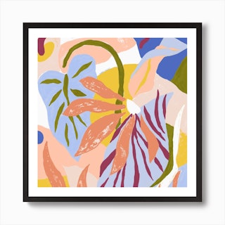 Supra Endura Flower Square Art Print