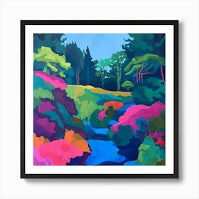 Colourful Gardens Portland Japanese Garden Usa 1 Art Print