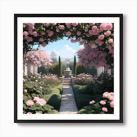 Rose Garden Art Print