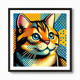 Pop Cat 1 Art Print