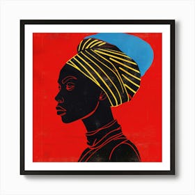Portrait Of African Woman 38 Art Print