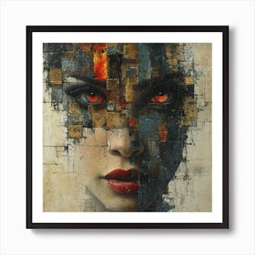 Face Of A Woman Art Print