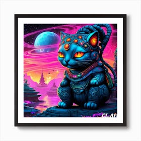 Kitty Cat Art Print