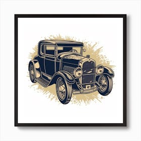 Vintage Car Art Print