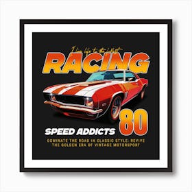 Speed Addicts - car, bumper, funny, meme Art Print