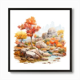 Autumn Landscape 8 Art Print