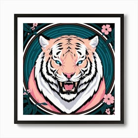 Tiger Head Art Print