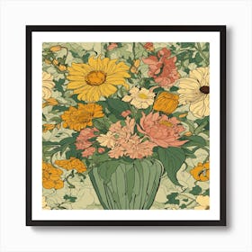 Floral Pattern Affiche