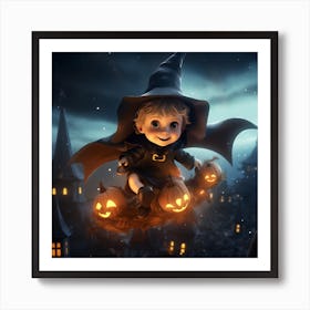 Halloween Collection By Csaba Fikker 12 Art Print