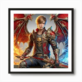 Dragon Warrior 2 Art Print