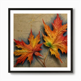 Autumn Leaves 16 Art Print