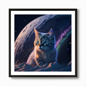 Cat Galaxy (86) 1 Art Print