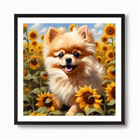 Stardust the Pomeranian Art Print