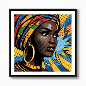 Chidinma Pop African Woman  Art Print