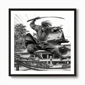 Samurai Art 116 Art Print