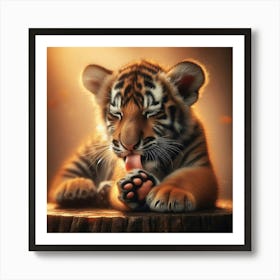 Tiger Cub 1 Art Print