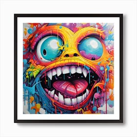 Splatter Art Art Print