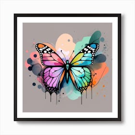 Colorful Butterfly 3 Art Print