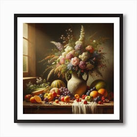 Vase Of Flowers Art Print