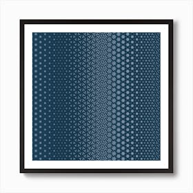 Flocons de Neiges Tournoyant Nuit Motifs Art Print