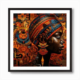 African Woman 31 Art Print