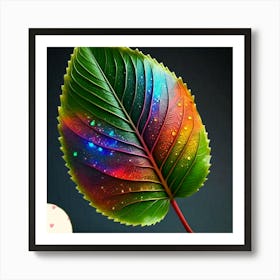 Rubber leaf Art Print