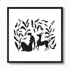 The Forest Square Art Print