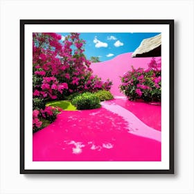 Pink Garden Art Print