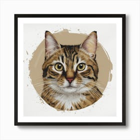 Tabby Cat 1 Art Print