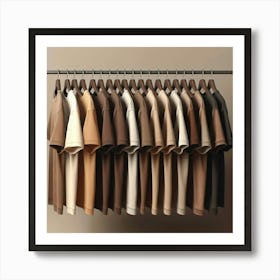 T - Shirt Rack Affiche