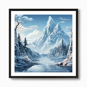 Winter Landscape 7 Art Print