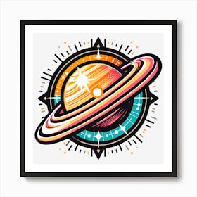 Saturn 10 Art Print