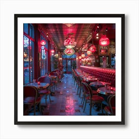 Paris Restaurant Art Print