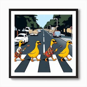 The Chickens Art Print