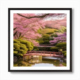Kyoto Cherry Blossoms Art Print