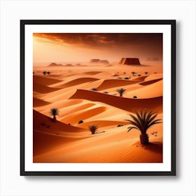 Desert Landscape 82 Art Print