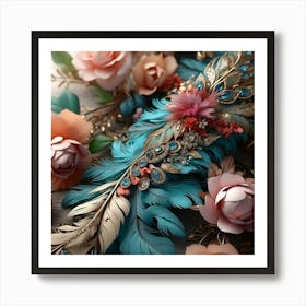 Boho Whispers of Elegance 81 Art Print