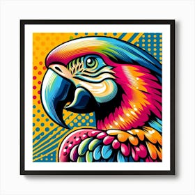 Pop Parrot 1 Art Print