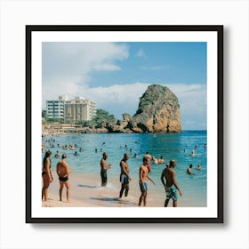 So Paulo Beach Art Print